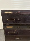 Vintage Antique Watch Parts 5 Drawer Stackable Watchmaker Metal Cabinet Newall