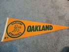 Mixed Lot Of 10 Baseball Mlb Full Size Pennants Oakland White Sox Giants Vintage