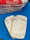  2  Vintage 1994 Krasdale Brand Ultra Diapers Plastic-backed Size Large