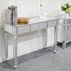 Mirrored Console Table desk Stand Sofa Entryway Hall Furniture Vanity Table