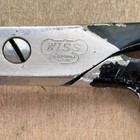 Vintage Wiss Inlaid Scissors Usa Steel Forged No  37 Sewing Shears Usa Black