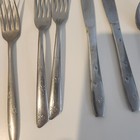 Vintage Piece Silverware Silver Plate   Steel Flatware Mixed Lot Midcentury Mcm 