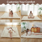 Twin Size Japanese Futon Mattress Foldable Topper Mattress For Floor Tatami Floo
