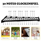 Soulmate 30 Notes Glockenspiel Xylophone Bell Kit With 8   Drum Practice Pad    