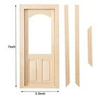 Premium Wooden Dollhouse Door Frame 1 12 Scale For Miniature Furniture Decor