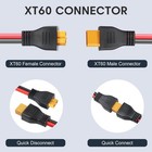 Xt60 Y Splitter Cable 12awg 1 Male To 3 1 3 Female 
