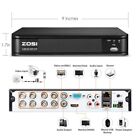 8cam Security Camera System 720p Wired Dvr Kit Hd Cctv Outdoor indoor