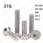 M3 M4 M5 M6 M8 M10 M12 316 Stainless Steel Torx Socket Countersunk Head Screws