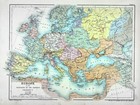 1902 Johnston Oxford Map Europe Of Charles V In 1519 France Germany Spain Italy