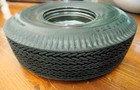  vintage Firestone Tire Ashtray - Tubeless Advertising Collectible 