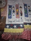 Patriotic Peanuts Kitchen Towels     Snoopy   Friends 250th     Americana Decor