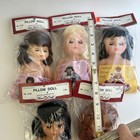 Lot 5 New Vintage Fibre Craft Pillow Doll Making Body   Head Brunette Red Blonde