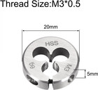 M3 X 0 5 Adjustable Round Thread Cutting Die Hss