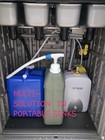Portable Sink Mobile Concession Three - Compartment Hot Water W hand Wash Sink