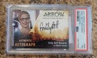 2017 Arrow Season 4 Autograph Card - Emily Bett Rickards As Felicity Smoak Psa 7