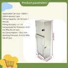 Semi-auto Aerosol Can 100ml 200ml Aerosol Cans Filling Machine For Spray Paint