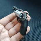      Silver 1 3 M500 Revolver     Alloy Mini Gun Keychain Model 