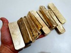 1935 Grams Scrap Gold Bar For Gold Recovery Melted Different Computer Coin Pins