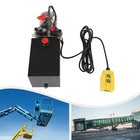 6 Quart Double Acting Hydraulic Pump Dump Trailer Dc 12v Unit Pack Power Unit Us