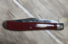 Vintage 1995 Queen Steel Usa Pcr1 -  1 Blade Folding Knife - 4  Long     c-13 