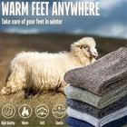 3 Pairs Men   s Winter Warm Socks Thick Towel Mid-calf Thermal Snow Boot Socks