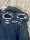 Halloween Cat   Jack Black Cat Hoodie Size 4-5