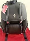 Ferrari Purosangue Black Leather   Nylon Backpack With Storage Bag Included 