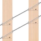 T316 Stainless Steel 30   Degree Angle Protector Sleeves For 1 8  Cable Railing