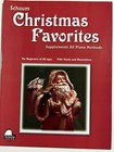 Vintage Piano Sheet Music Schaum Christmas Favorites Santa