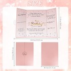 Rose Gold Birthday Decorations Guest Book For Party Big Birthday Card Happy 