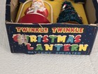 Vintage Twinkle Twinkle Christmas Lantern Santa   Tree Set Japan Battery Op