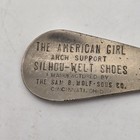 Antique 1916 Advertising Shoe Horn Button Hook American Girl Shoes Cincinnati