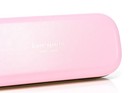 New Kate Spade Hard Medium Eyeglasses Pink Green Clamshell Case Cleaning Cloth