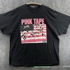 Lil Uzi Vert Pink Tape 2023 Tour Dates Merch T-shirt 2xl Black Rap Concert Rare
