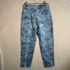 Vintage Wrangler High-waisted Denim Jeans Tropical Palm Tree Print Size Junior 9