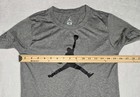 Boys Air Jordan Short Sleeve T Shirt Gray Medium 