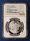 2018 Royal Mint 1oz Silver Proof Britannia   2 Coin Ngc Pf69 With Case   Coa