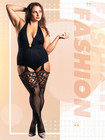 6 Pairs Women Plus Size Fishnet Thigh High Stockings Suspender Garter Belt Linge
