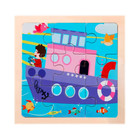 Cute Vehicle Puzzles For Kids - Brand New 4-pack Educational Jigsaw Set 1-5 Y o