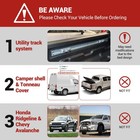  Aluminum Truck Ladder Rack  800 Lbs Capacity   17-29in Adjustable Width 2 Pack