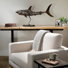 39  Great White Shark Metal Sculpture