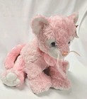 Ty Beanie 2004 Buddy Carnation The Cat Blue Eyes   Pink Ribbon 10 