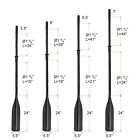 Flat Blade Aluminum Oars With Oar Sleeves  Detachable