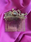 Betsey Johnson Festival Mermaid Pink Crab Scallop Shell Coral Hair Comb Rare