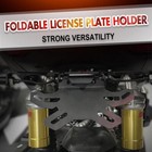 Foldable License Plate Holder Mount For Yamaha Mt03 Mt15 Fz6 Fz8 Fz1 Ybr125 Mt10