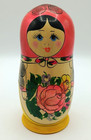 Vintage 7 Piece Russian Matryoshka Hand Painted Nesting Dolls Set
