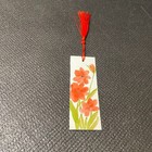 Handmade Watercolor Floral Bookmark Gift For Book Lover Size 4x1 5 Inches