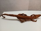 Vintage 1950 s 60s Real Stuffed Baby Alligator Antique Taxidermy W  Tail 12 