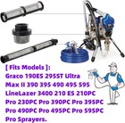 Airless Spray Filter Set pipe Filter inner Core For Graco 390 395   495 595 3400