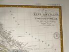 Caribbean Gulf Of Mexico Central America C  1840 Brue 19th Century Large Map
